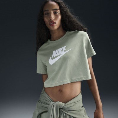 Nike Sportswear Essential Womens Cropped Logo T-Shirt BV6175-370