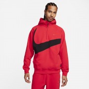 Nike Swoosh Mens 1/2-Zip Fleece Hoodie DX0566-657