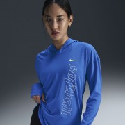 Nike Womens Dri-FIT Long-Sleeve Softball Hoodie FZ8865-405