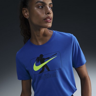 Nike Womens Dri-FIT Softball T-Shirt FZ8683-405